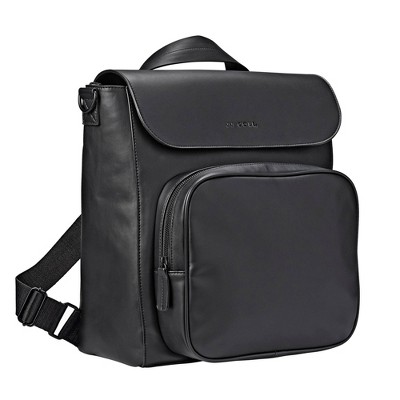JJ Cole Vegan Leather Brookmont Backpack Diaper Bag - Blackout
