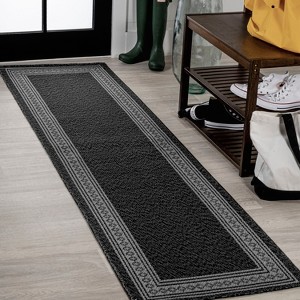 Lucia Classic Diamond Border Indoor/Outdoor Area Rug - JONATHAN Y - 1 of 4