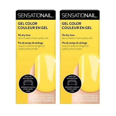 SensatioNail Gel Nail Polish - Beat the Heat - 0.25 fl oz/2pk