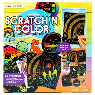 Rainbow Scratch 'N Color Set - Make It Mine