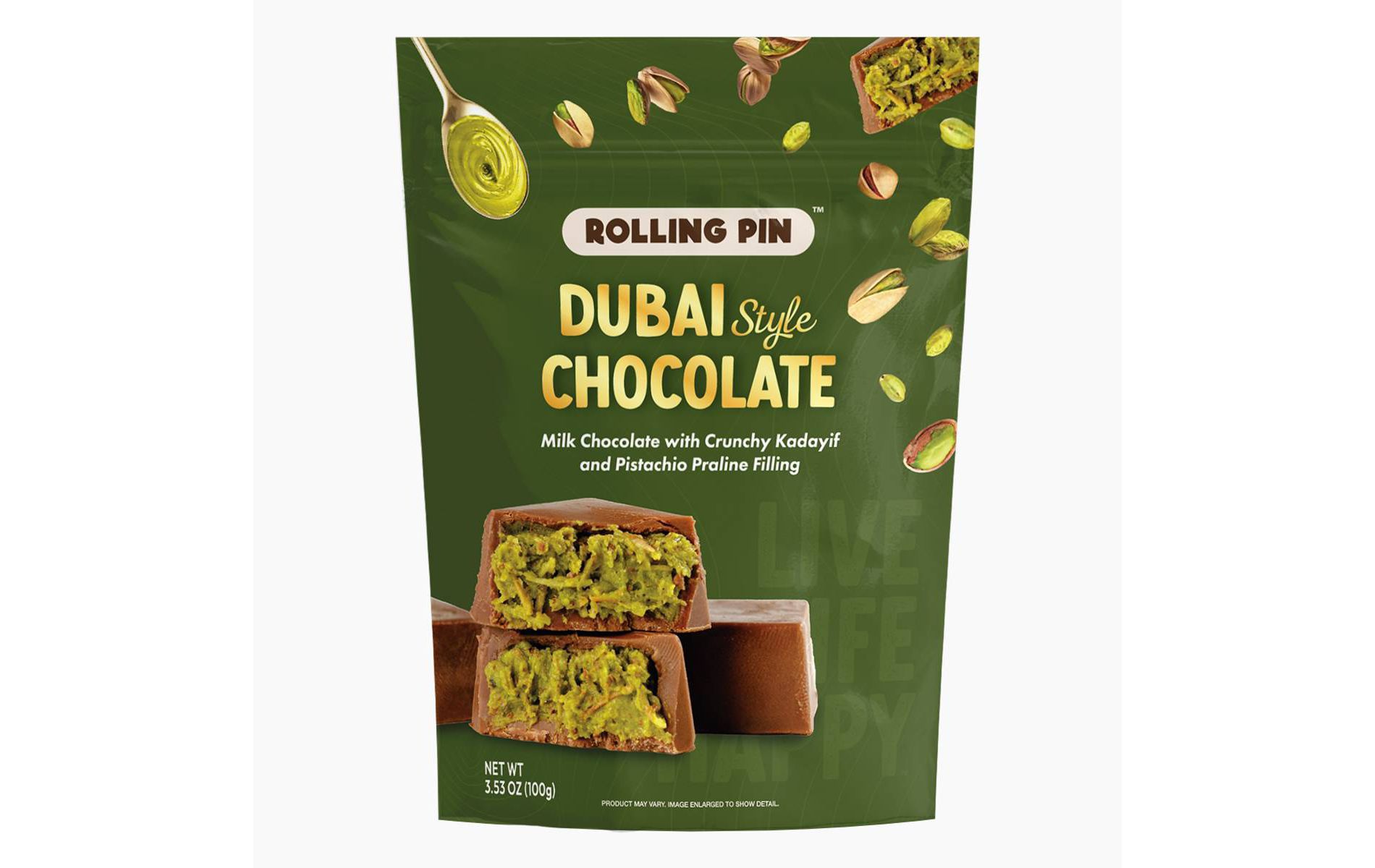Rolling Pin Dubai Chocolates - 3.53oz