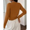 Women's Cropped Knit Cardigan Open Front Tied Short Sweater Cover Up - 4 of 4