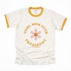 Simply Sage Market S.W.Smiley Cool Mom Club President Flower Ringer Tee - 2 of 4