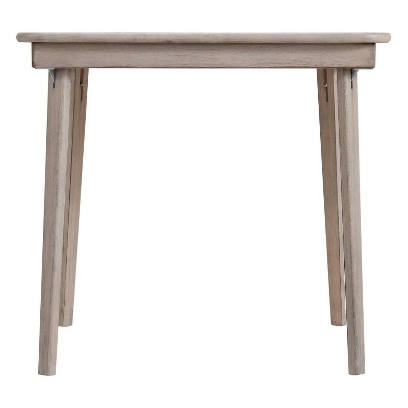 Stakmore Straight Edge Folding Card Table Driftwood Finish, 3 of 4