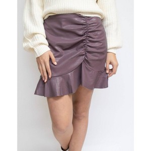 Women's I'm Alright Leather Skirt - ee:some - 1 of 3