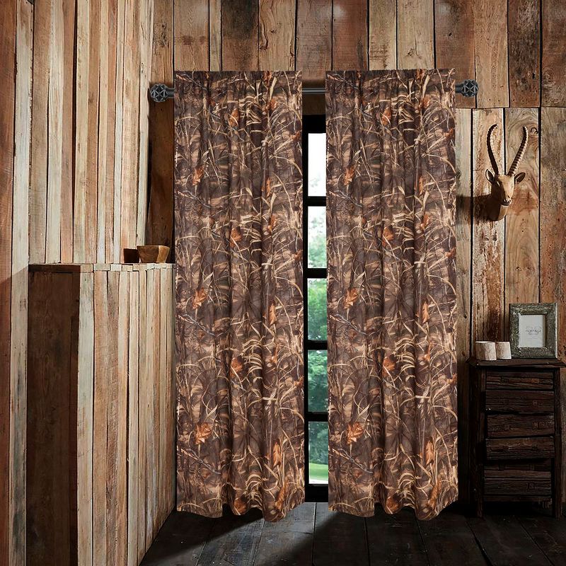 Realtree Max 4 Camouflage Rod Pocket Window Curtains - Camo Drapes in Forest and Rustic Theme, Perfect for Bedroom, Farmhouse, Cabin, and Kitchen, 5 of 7