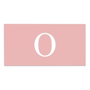Personalization Mall Simple Initial Personalized Beach Towel, Blush - 1 of 2