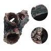 Unique Bargains Aquarium Decorations Hollow Tree Trunk Ornament Resin Fish Accessories Brown Green 5.91" Length 1 Pcs - 3 of 4