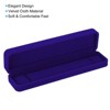 Unique Bargains Velvet Elegant Design Wedding Vintage Jewelry Storage Box - 4 of 4