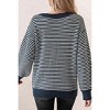 Women's Striped Oversized Sweater - 66DISCO - 3 of 4