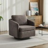Swivel Accent Chair, Modern Lounge Sofa Barrel Chair With Thick Soft Cushions, 360 Degree Swivel Glide Chair For Bedroom Living Room Waiting Room - 4 of 4