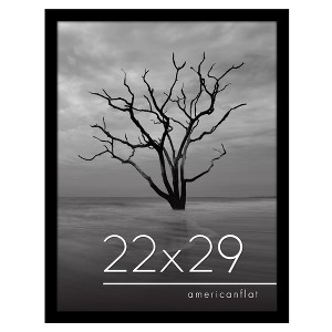 Americanflat 22x29 Poster Frame with Polished Plexiglass, Epic Collection, Gallery Wall Frames with Engineered Wood, Black - 1 of 4