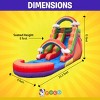 Pogo Bounce House Crossover Kids Inflatable Water Slide, with Blower, 12 ft - 3 of 4