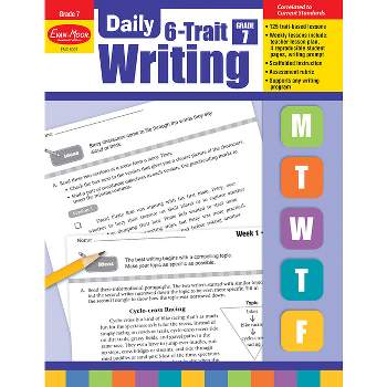 Daily 6-Trait Writing, Grade 7 Teacher Edition - by  Evan-Moor Educational Publishers (Paperback)