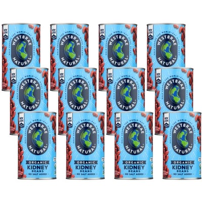 Westbrae Organic Kidney Beans - Case of 12/25 oz