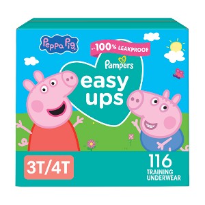 Easy Ups Girls' Disposable Training Underwear - (Select Size and Count) - 1 of 4