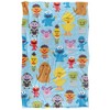 Kids' Sesame Street Cute Character Pattern Silky Touch Blanket White 36X58 - 2 of 4
