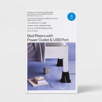 Usb Power Bed Risers Room Essentials Target Inventory Checker Brickseek