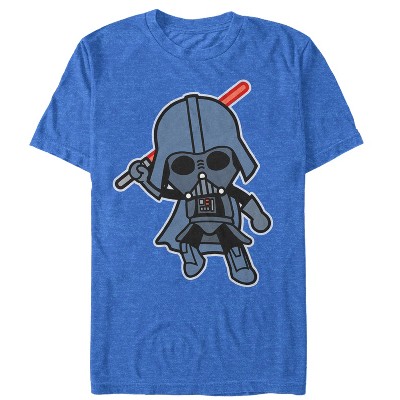 Men's Star Wars Darth Vader Cartoon Attack T-Shirt