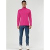 Lars Amadeus Men's Slim Fit Long Sleeve Pullover Solid Turtleneck Sweater - 3 of 4