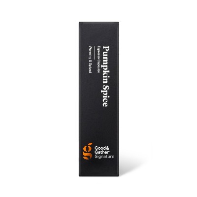 Signature Naturally Flavored Pumpkin Spice Espresso Pods Espresso Roast Coffee -  10ct - Good & Gather™