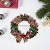 Unique Bargains Christmas Brooches HC0375 Alloy Dripping Wax Multicolor 1.65"x1.77" 1 Pc - 2 of 4