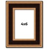 PosterPalooza | Photo Size Weathered Gold Picture Frame - UV Acrylic, Foam Board Backing, Hanging Hardware - 2 of 4