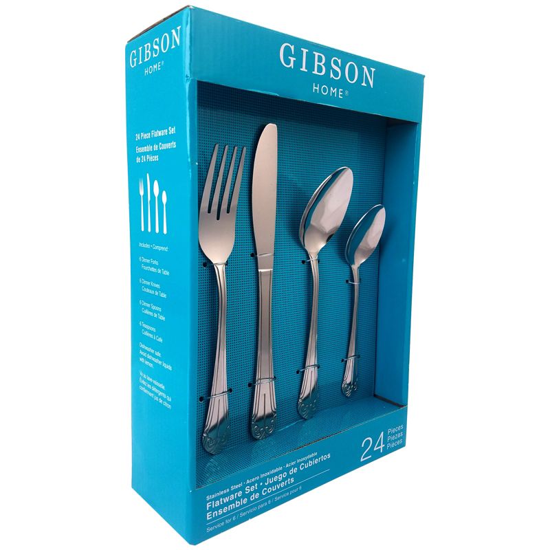 Gibson Home Mariano 24 Piece Flatware Set, 1 of 9