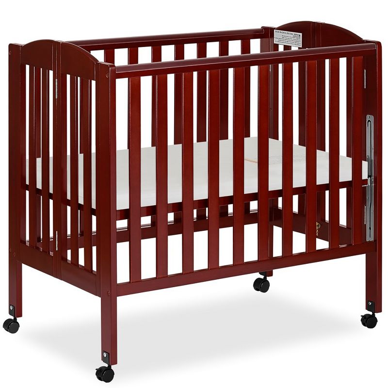 Dream On Me 3 in 1 Portable Folding Stationary Side Crib, 5 of 9