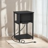 VASAGLE End Table with Charging Station, 3-Tier Side Table with USB Ports and Outlets Nightstand - image 2 of 4