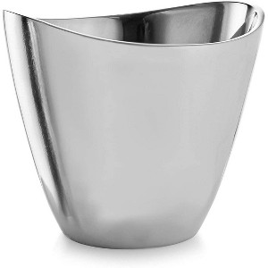 Nambe Vie Metal Alloy Champagne Bucket, Winery & Champagne Cooler for Parties, Dinner, Kitchen, Bar Cart, Insulated to Keep Winery & Beverages Cold - 1 of 4