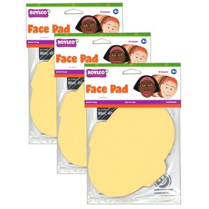 Roylco® Face Pad, 50 Sheets Per Pack, 3 Packs - 1 of 2