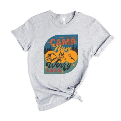 Simply Sage Market Women's Camp More Worry Less Badge Short Sleeve Graphic Tee