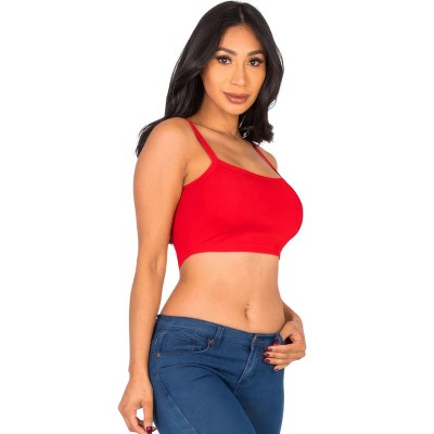 Slickblue Women's Ribbed Knit Cami Crop Top, Stretch Textured Fabric, Fitted Style, Multiple Colors Options, Size S-L