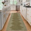 2x6 Hallway Runner Rug Low Pile Machine Washable Rugs Modern Stripe Geometric Foldable Minimalistic Carpet with Rubber Backing for Entryway Hallway - 2 of 4