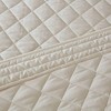 Gulches 4 Piece King Cotton Reversible Tailored Bedspread Set,Khaki - 4 of 4