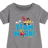 - Little Tikes - Teamwork Makes the Dream Work Graphic Short Sleeve Fleece Dress - 2 of 4