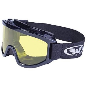 Global Vision Eyewear Wind Safety Motorcycle Goggles with Yellow Lenses - 1 of 1