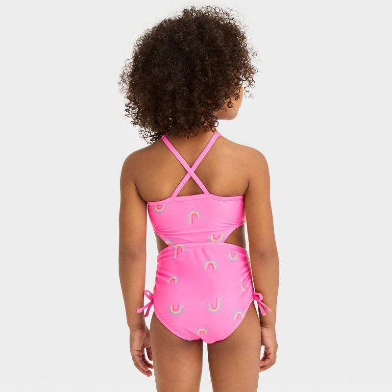 Toddler Girls' Cut Out One Piece Swimsuit - Cat & Jack™, 3 of 5