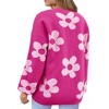 Women's Christmas Cardigan, Long-Sleeve Open-Front Holiday Sweater, Festive Casual Layering Top for Winter - 4 of 4