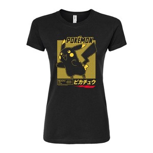 Women's - Pokémon - Pika Speed Fitted Graphic T-Shirt - 1 of 3
