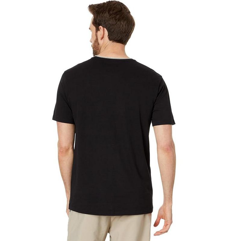 U.S. Polo Assn. Men's Short Sleeve Crew Neck Yarn-Dye Collar Tipped Jersey T-Shirt, 2 of 5