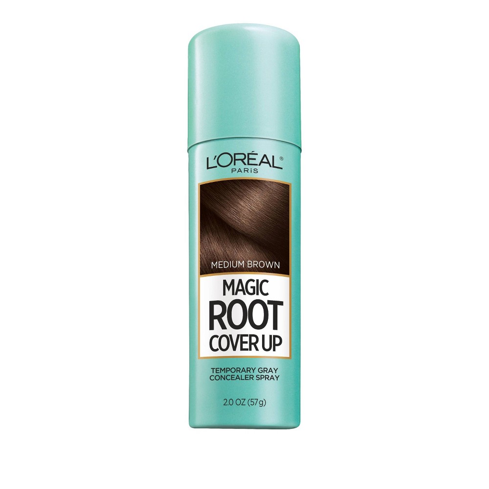 Photos - Hair Dye LOreal L'Oreal Paris Magic Root Cover Up - Medium Brown - 2.0oz 