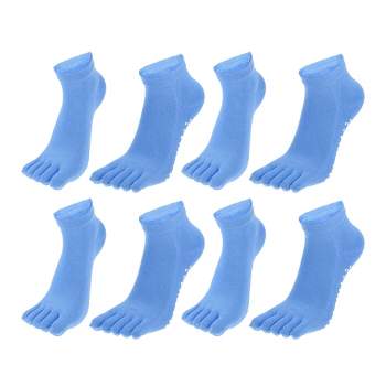 Unique Bargains Half Finger Five Toe Socks 4 Pairs : Target