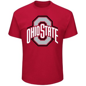 NCAA Ohio State Buckeyes Men's Big & Tall Short Sleeve Logo T-Shirt - 1 of 3