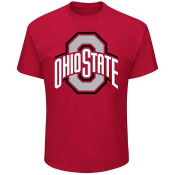 NCAA Ohio State Buckeyes Men's Big & Tall Short Sleeve Logo T-Shirt