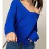 Women's Frayed Zig Zag Sweater - Mainstrip - 2 of 4