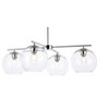 Elegant Lighting Opus 4 lights chrome pendant - 3 of 4