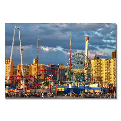 Trademark Fine Art -CATeyes 'Coney Island' Canvas Art