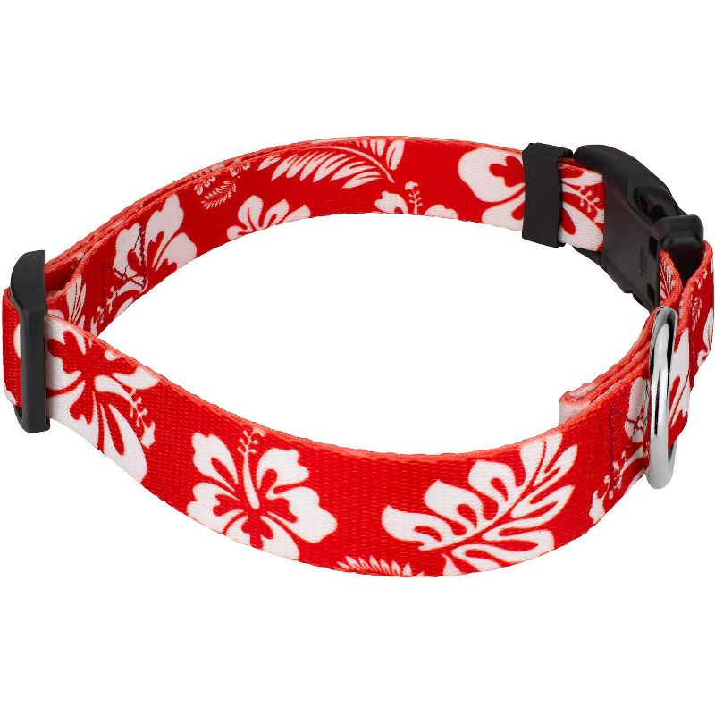 Country Brook Petz Deluxe Red Hawaiian Dog Collar - Made in The U.S.A., 4 of 6